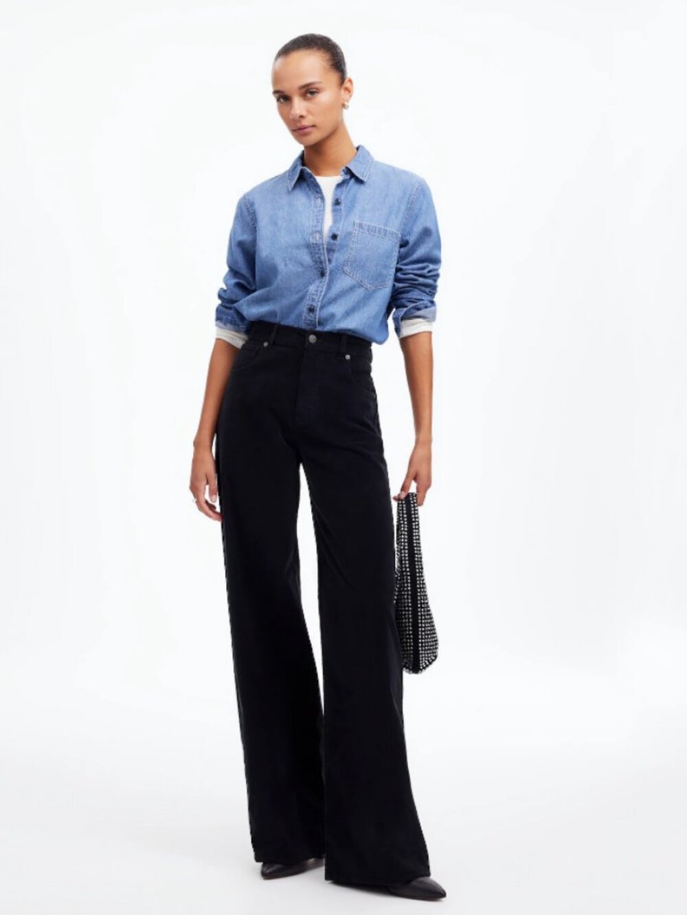 Madewell Superwide-Leg Pants in Corduroy NWT